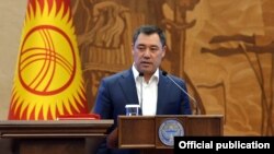 Садыр Жапаров. Архивдик сүрөт.