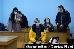 Мацьвей Будніцкі ў судзе, 28 красавіка 2021