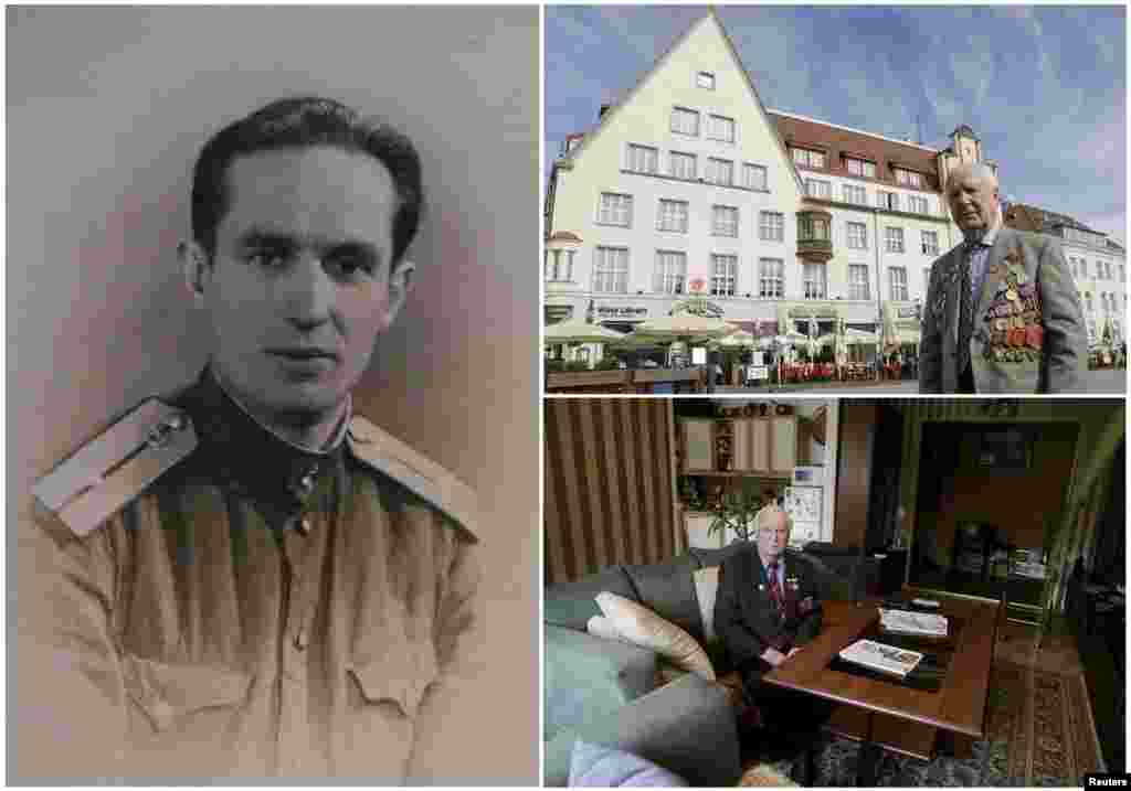 Карл Раммус, 92 роки. Естонський офіцер, який служив у розвідувальній роті радянської піхоти. На момент закінчення війни був на території Латвії