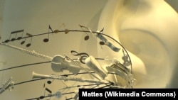 Saz notalary. Illýustrasiýa suraty.