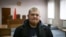 Belarus - Activist of Zmena movement Paval Vinahradau near the Court of Maskouski Rajon, Minsk, 5Feb2016