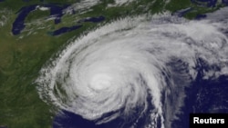 U.S. -- A NASA image shows Hurricane Irene, 27Aug2011