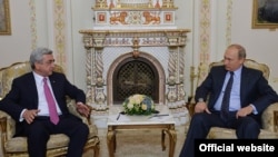 Հայաստանի և Ռուսաստանի նախագահների հանդիպումը Մոսկվայում, 7-ը սեպտեմբերի, 2015թ.