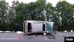 На месте ДТП на трассе М-5 "Урал"