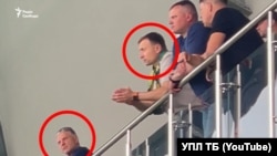 Лавренко і Комар на матчі