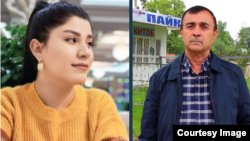 Таджикские журналисты Рухшона Хакимова и Ахмад Иброхим, осужденные в 2025 году  