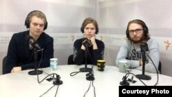 Слева направо: Иван Соколовский, Дарья Сопрынская и Илья Бойцов.