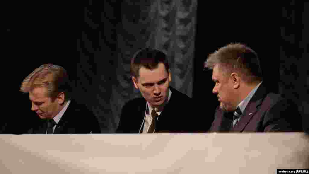 Віталь Рымашэўскі, Дзяніс Садоўскі, Георгі Дзьмітрук