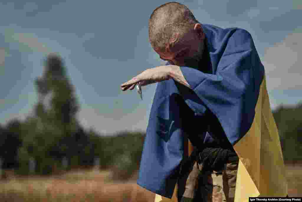 Игорь Титовский, Украинанын «Азов» полкунун офицери. Ал Орусия менен кезектеги туткун айырбаштоодо бошотулду.