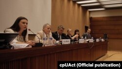 Заседание Совета ООН по правам человека с участием лидера крымских татар Мустафы Джемилева (архивное фото)