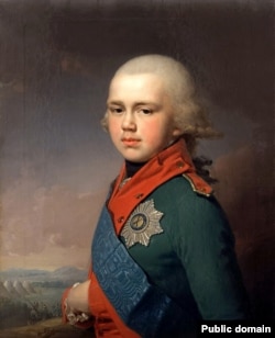 Портрет великого князя Константина Павловича работы Владимира Боровиковского
