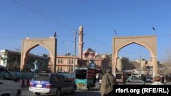 نمایی از شهر غزنی