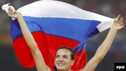 Победа Елены Исимбаевой на Олимпиаде в Пекине воспринимается как победа всей страны