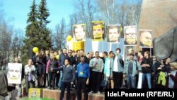 Чебоксарыдагы акциянын катышуучулары.