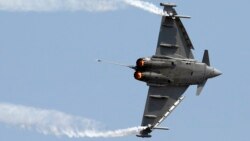 Запис наведення російського винищувача на ціль в Україні