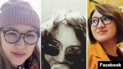 Мээрим Асанова, Юлия Барабина жана Нурзада Токтогулова.