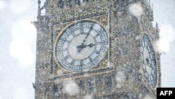 Башня Елизаветы или Биг-Бен, в Лондоне. 