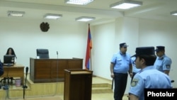 Armenia - A courtroom in Yerevan, 8Jun2017.