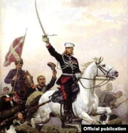 Генерал Скобелевди даңктаган сүрөт.