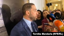 Վրաստան - Գլխավոր դատախազի թեկնածու Իրակլի Շոթաձեն զրուցում է լրագրողների հետ, Թբիլիսի, 17-ը փետրվարի, 2020թ.