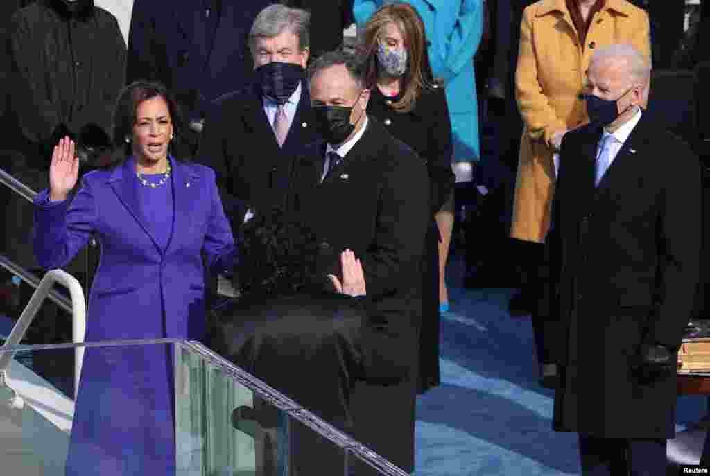 Вице-президент Камала Харрис. 20.1.2021.