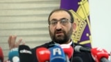 Armenia - Archbishop Arshak Khachatrian speaks during a press conference in Yerevan, December 1, 2025.