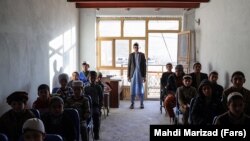 سنف درسی در ولایت پنجشیر افغانستان. 