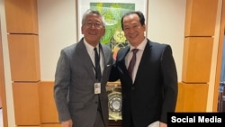  Дональд Лу жана Бакыт Аманбаев  