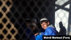 دانش آموزان در مکتبی در ولایت پنجشیر.