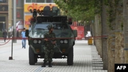 Кытайдын аскер техникасы жана жоокер. Шиңжаң. 2021-жыл.