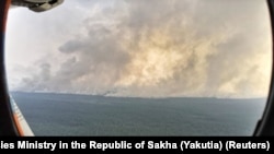 Лесные пожары в Якутии.
