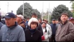 “Кудайбергендин” соодагерлери митингге чыкты