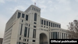 Armenia - The Foreign Ministry new building in Yerevan.