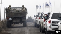 Українські військові в районі населеного пункту Богданівка в Донецькій області, 9 листопада 2019 року