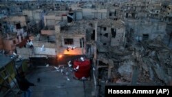 Սիրիա - Ռազմական գործողությունների հետևանքները Հոմսի Բաբ Դրեյբ արվարձանում, հունվար, 2018թ․