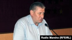 Москва. Гуржиялъа Дагъистаналде гочарал магIарулазул цевехъан Ибрагьимов Бадрудин. ЦIоралда гIумру гьабулел дагъистаниязул бицунеб данделъи. 2012 соналъул 18 июнь.