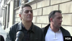 Əli Kərimli və Niyaməddin Əhmədov 19 oktyabr aksiyası zamanı (2019)