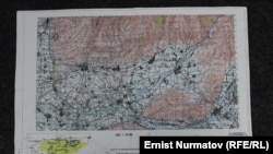 Маданият - Жалал-Абад жолунун долбоордук картасы.