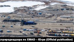 Фотография из акта рейдовой проверки Приобского месторождения. ООО «Газпромнефть-Хантос», 2010 год.