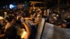 Armenia - Opposition protesters attack riot police in Yerevan, 20Jul2016.