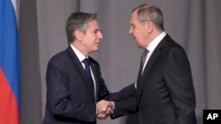 ԱՄՆ պետքարտուղար Էնթոնի Բլինքեն և ՌԴ ԱԳ նախարար Սերգեյ Լավրով, արխիվ