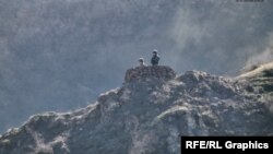 Ադրբեջանցի զինվորներ Հայաստանի հետ սահմանին, արխիվ