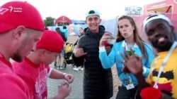 Казанда FIFA җанатарлар мәйданчыгында тормыш кайный