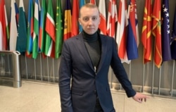 Станіслав Асєєв у празькому офісі Радіо Свобода, 14 лютого 2020 року