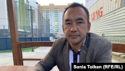 Оппозициялық белсенді Ербол Есхожин. Нұр-Сұлтан, 14 қыркүйек 2020 жыл.