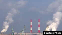 Индустриальный пейзаж юга Москвы