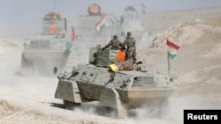 Пешмерга күчтөрү Мосулдун чыгышындагы аскерий операцияда, 18-октябрь, 2016