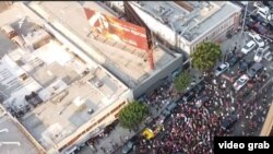 Ամերիկահայերի ցույցը CNN-ի գրասենյակի մոտ