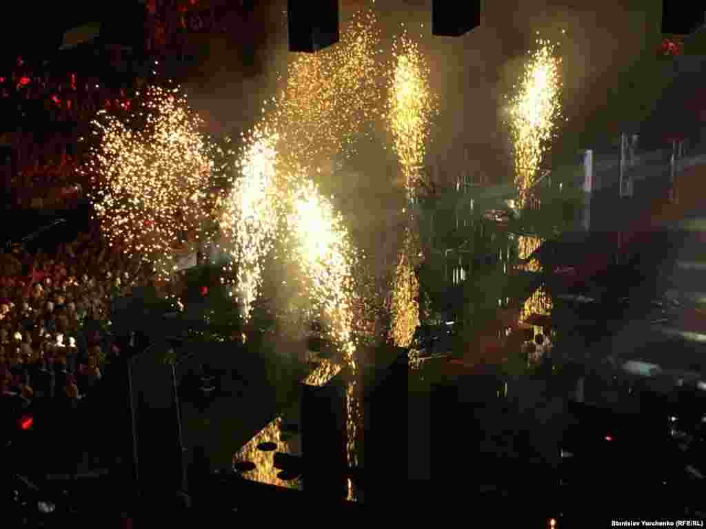 Джамала выступила под 21 номером. Всего в финале песенного конкурса принимали участие 26 стран