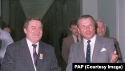 Лех Валэнса і Чэслаў Кішчак